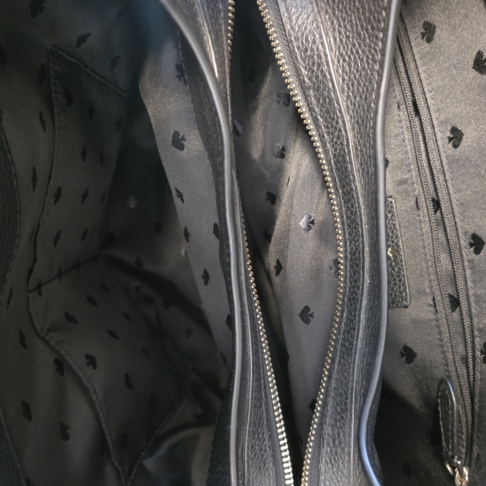 EUC Kate Spade Black Leather Shoulder Bag - Picture 11 of 11